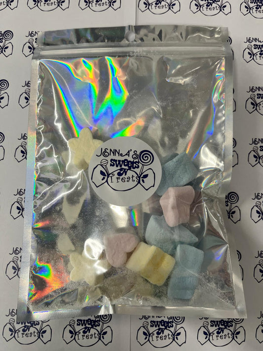 Freeze dried lucky charm mallows